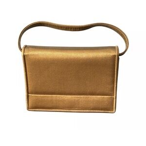 Stuart Weitzman Metallic Gold Wristlet